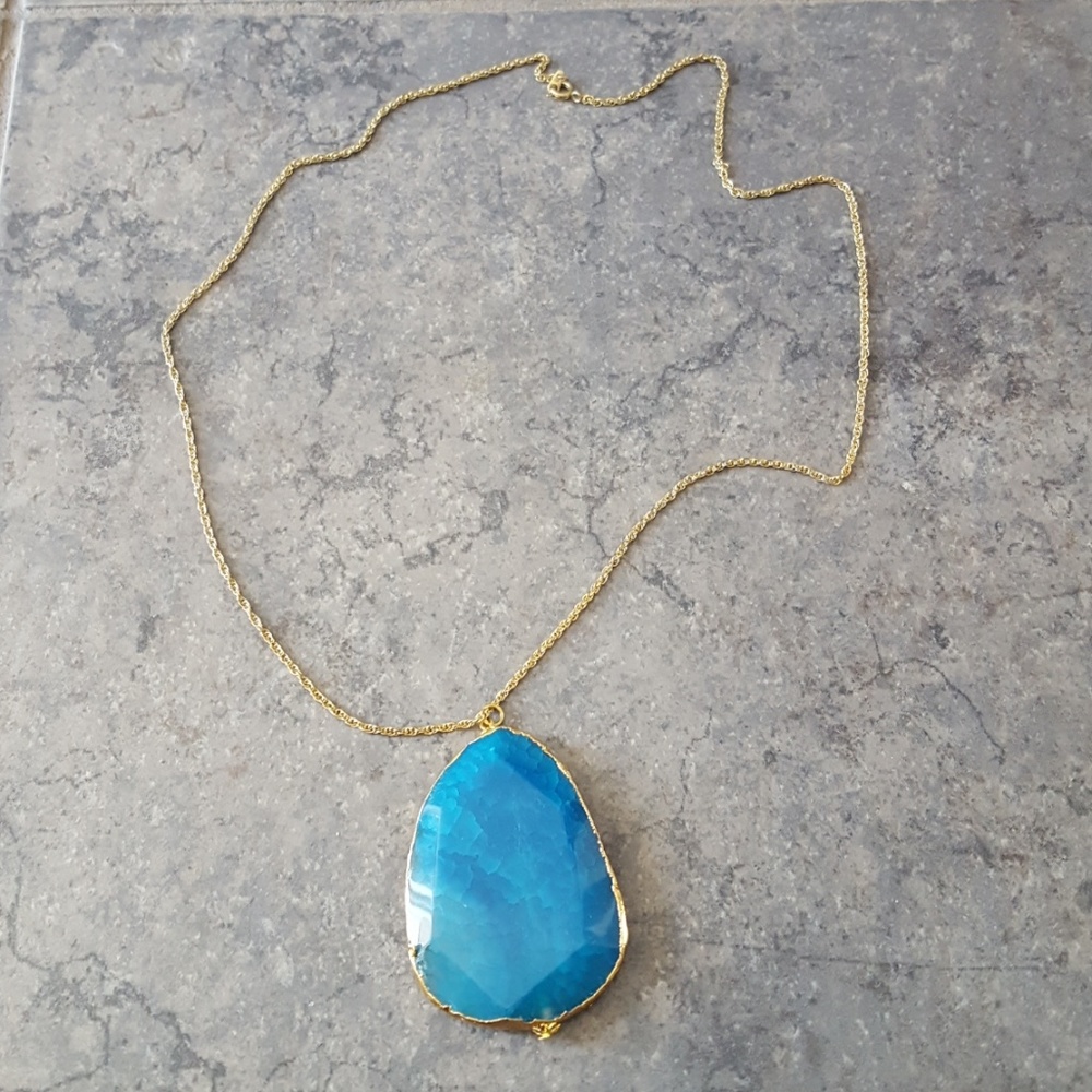 Blue Stone Necklace
